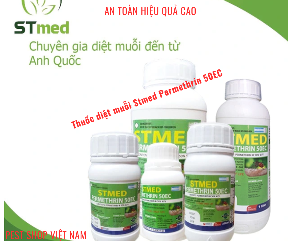 Thuốc diệt muỗi Stmed Permethrin 50EC