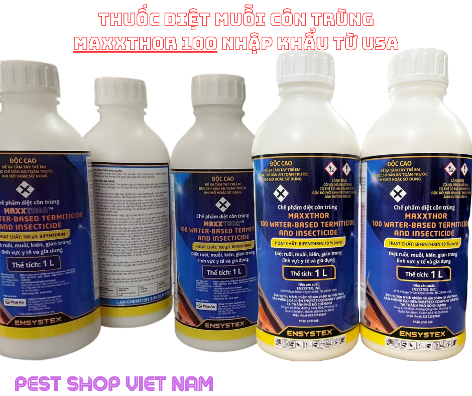 Thuốc diệt muỗi côn trùng Maxxthor 100 nhập khẩu từ USA