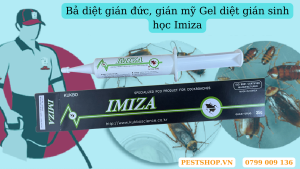 Bả diệt gián đức, gián mỹ Gel diệt gián sinh học Imiza