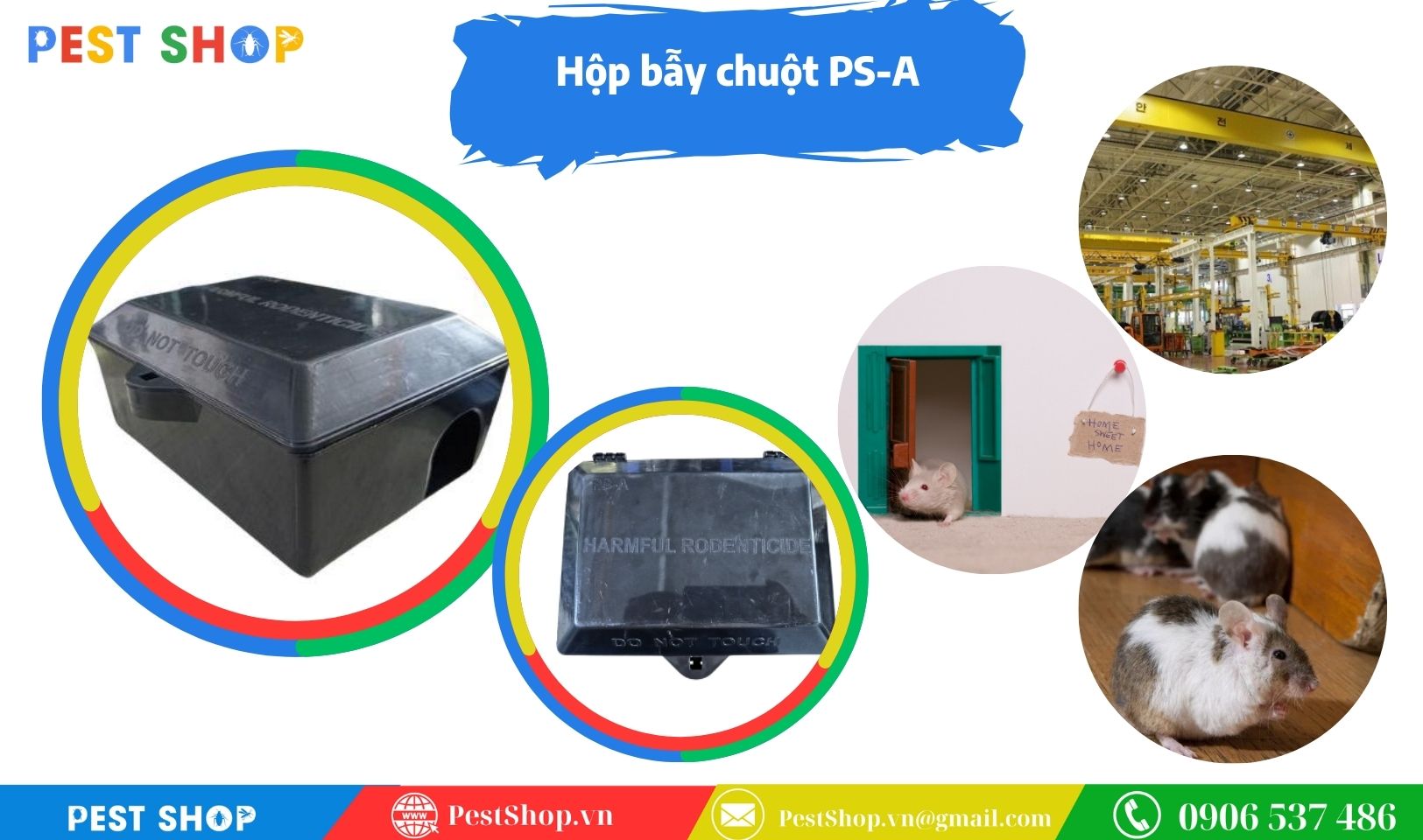 Hộp bẫy chuột PS-A