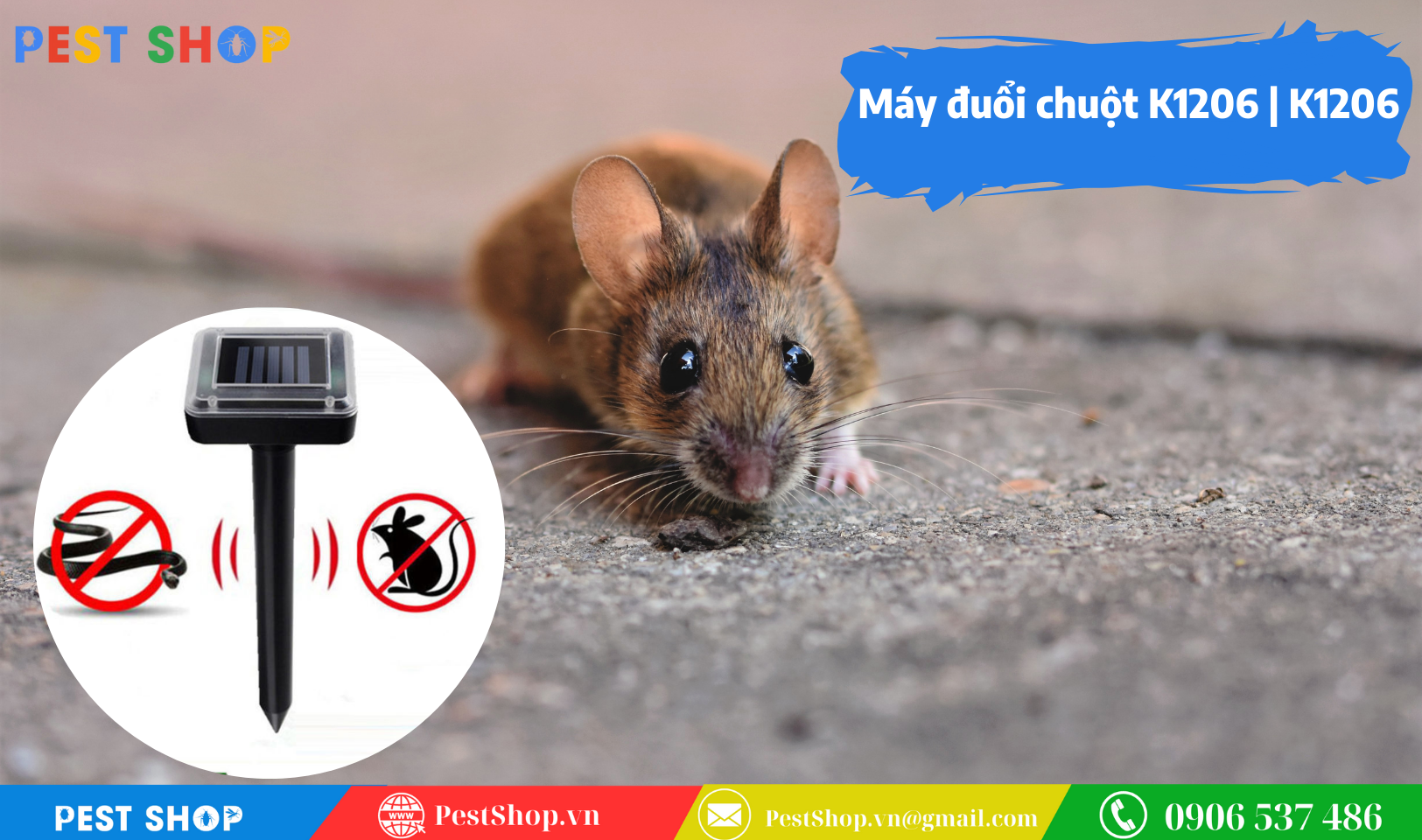 Máy đuổi chuột K1206 | K1206