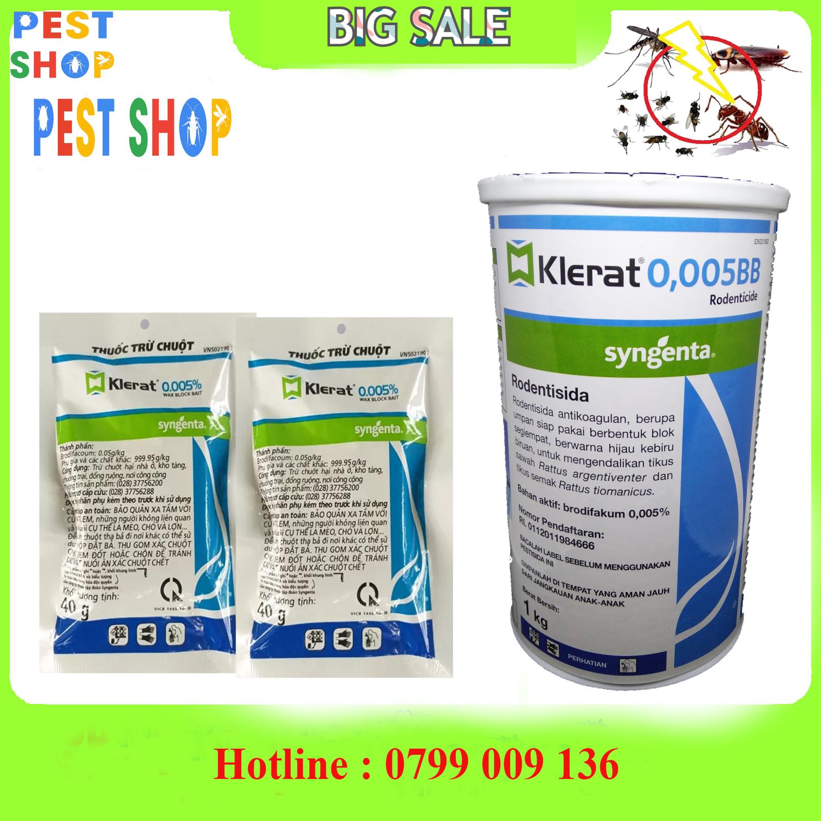 Thuốc diệt chuột Klerat 0.005