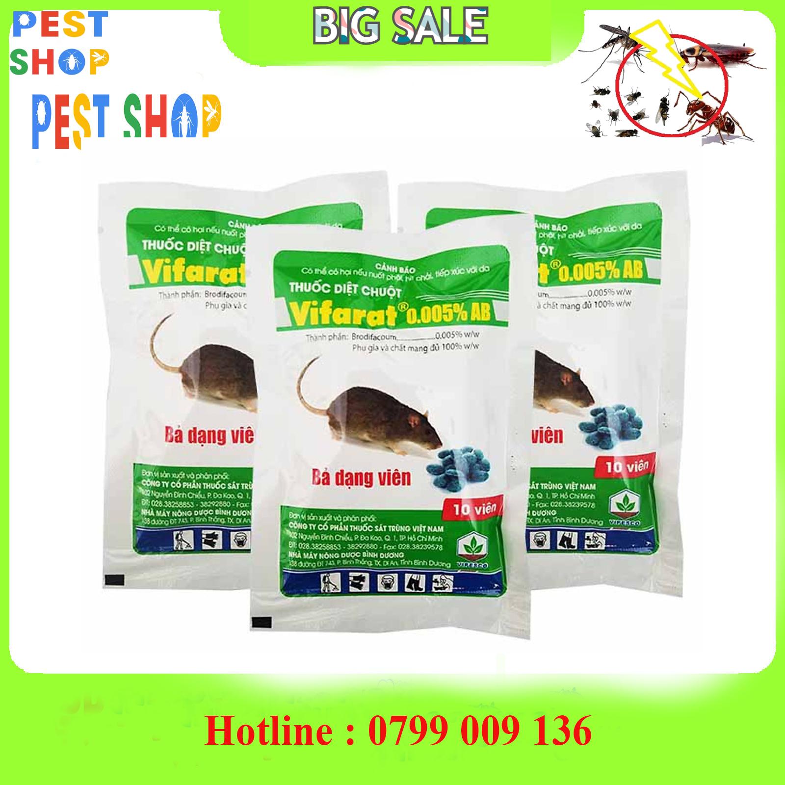 Thuốc diệt chuột Vifarat 0.005% AB