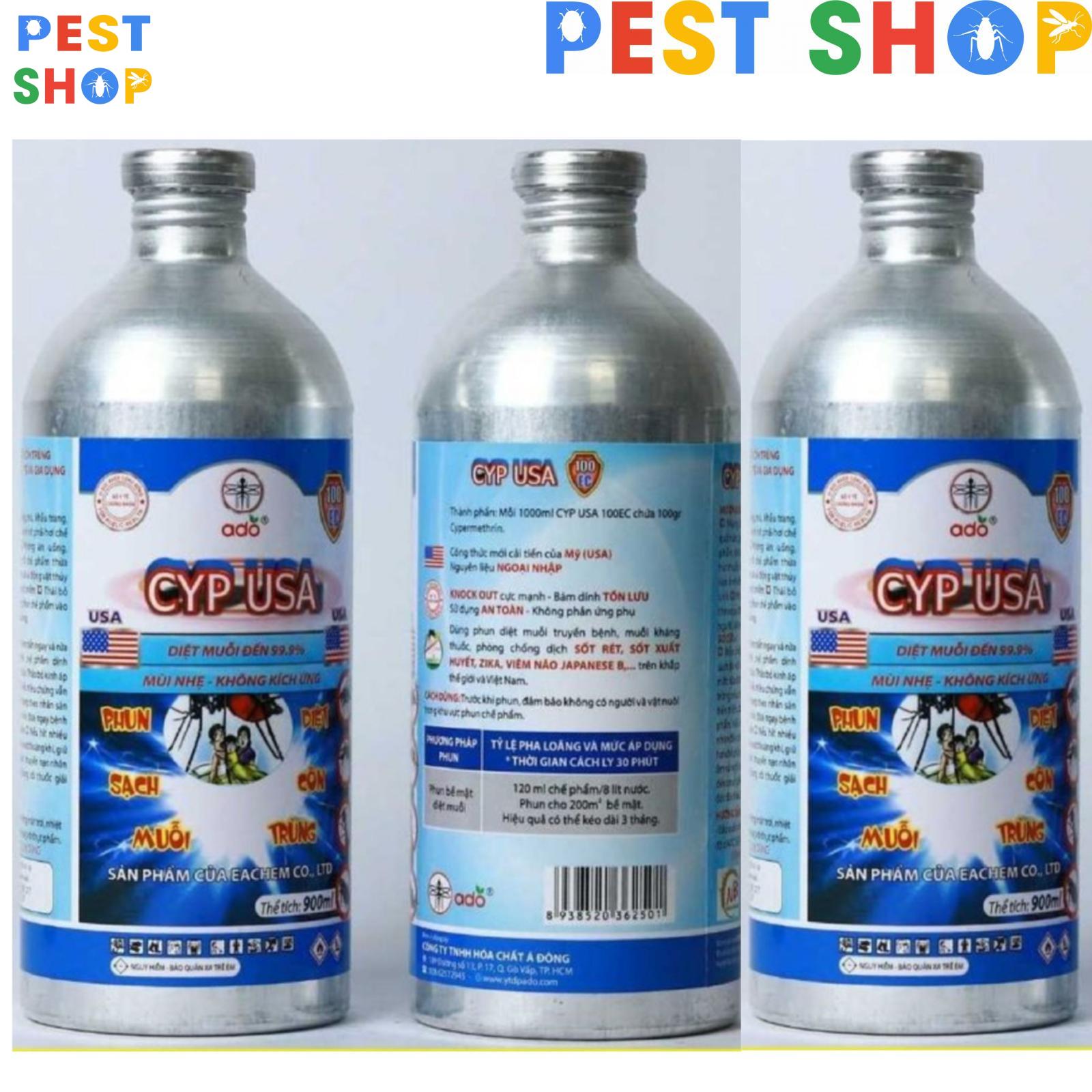 Thuốc diệt muỗi CYP USA 100EC chai nhôm