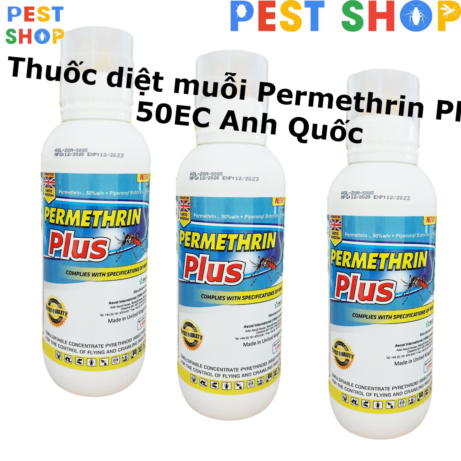 Thuốc diệt muỗi Permethrin Plus 50EC Anh Quốc