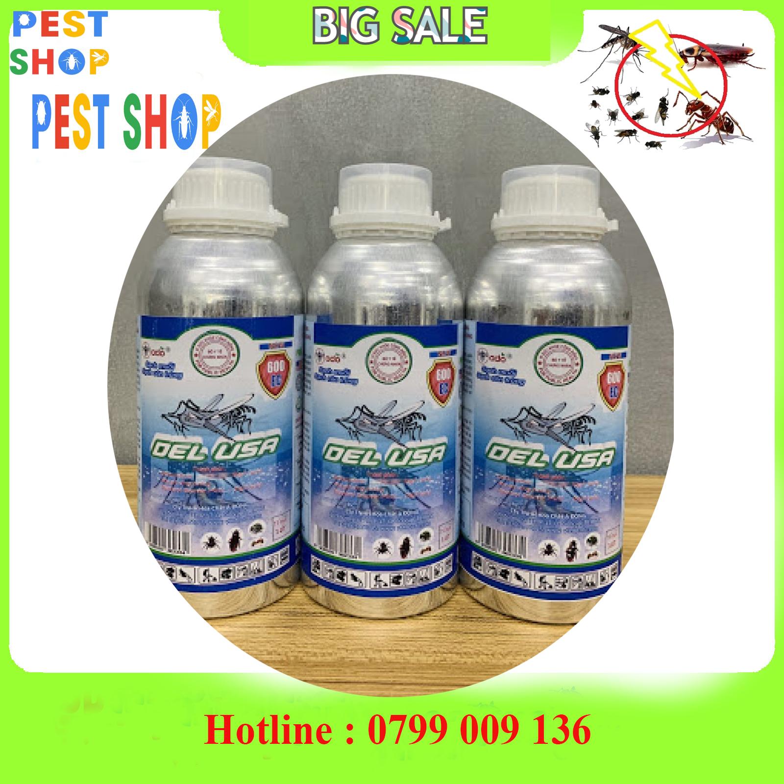 Thuốc diệt muỗi và côn trùng DEL USA 600EW