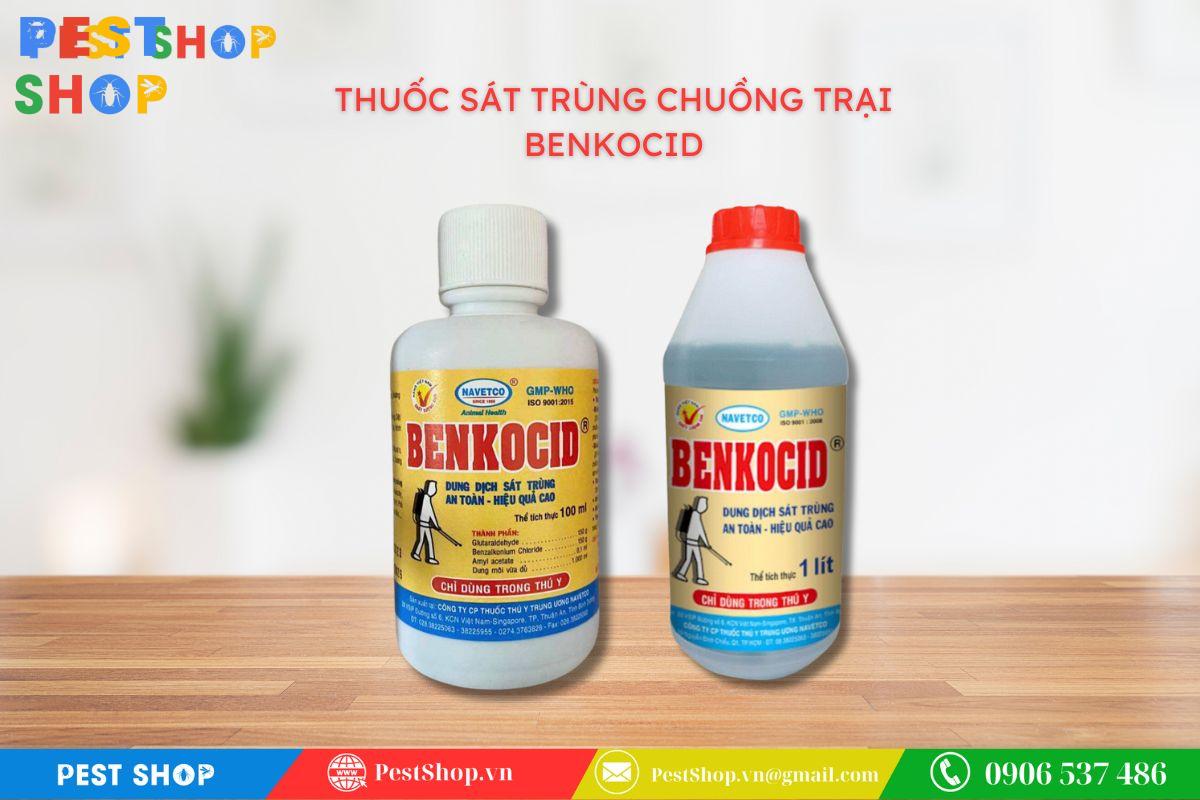 thuốc sát trùng chuồng trại benkocid